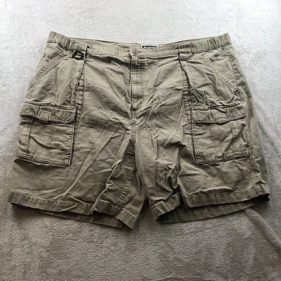Columbia Mens Cargo Shorts Size 4XT Cotton Outdoor Casual Tan Classic Athleisure - Picture 12 of 13